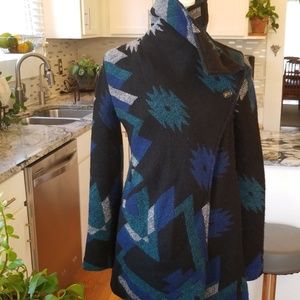 Fun Aztec print coat